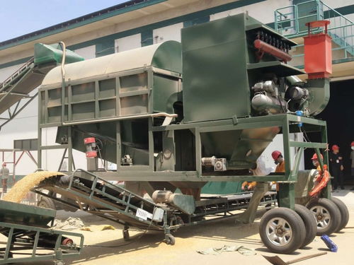 滚振清理筛 sx 200移动式脉冲除尘滚振清理筛用于水稻