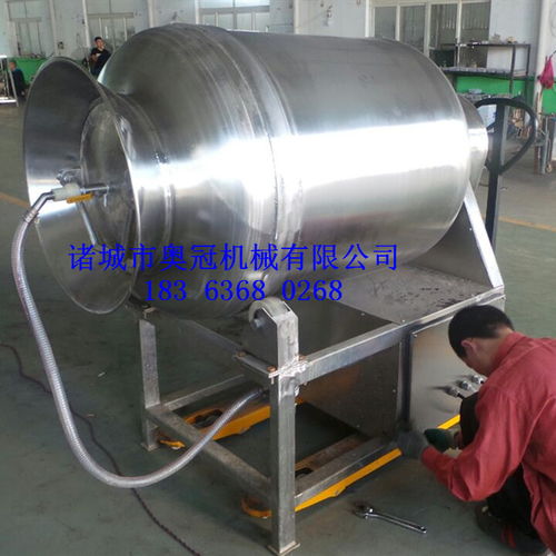 咸鱼片专用腌制滚揉机 鱿鱼真空滚揉入味机 海产品拌料机